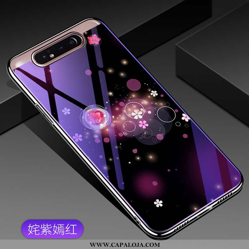 Capa Samsung Galaxy A80 Protetoras Capas Tendencia Roxa Roxo, Samsung Galaxy A80 Vidro Online