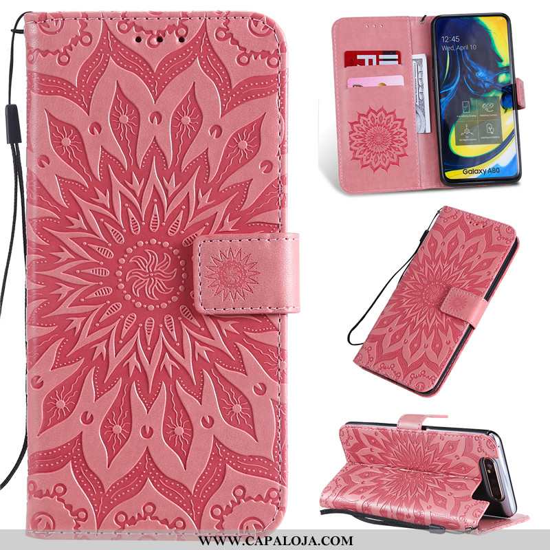 Capa Samsung Galaxy A80 Protetoras Rosa Capas Telemóvel, Samsung Galaxy A80 Couro Baratos