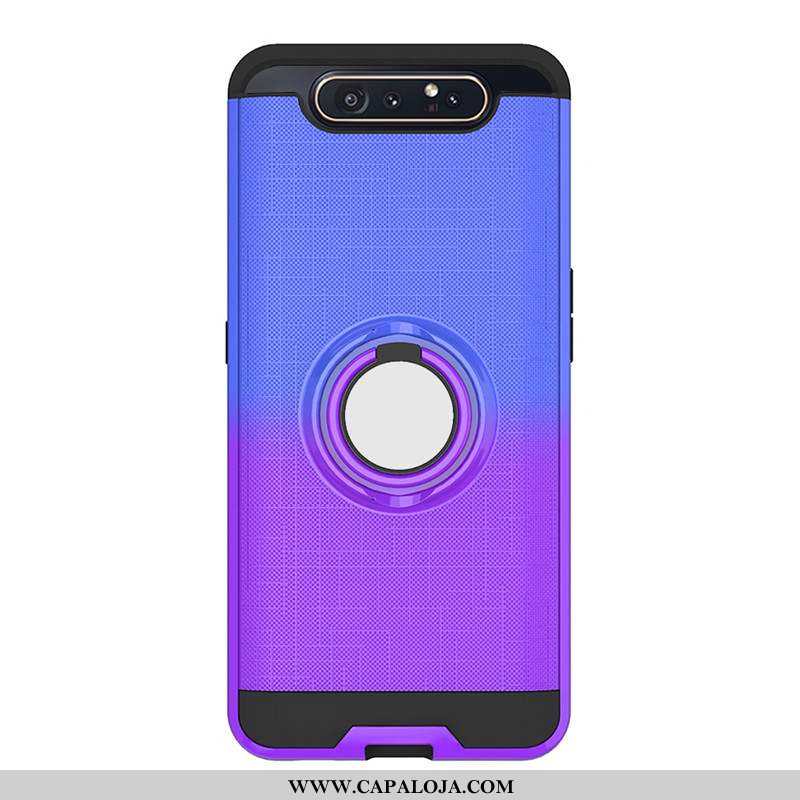 Capa Samsung Galaxy A80 Soft Completa Magnetica Capas Roxo, Samsung Galaxy A80 Protetoras Baratas