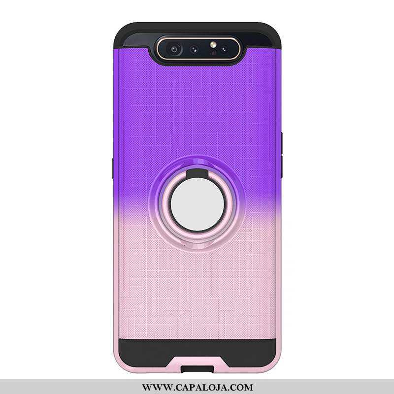 Capa Samsung Galaxy A80 Soft Completa Magnetica Capas Roxo, Samsung Galaxy A80 Protetoras Baratas