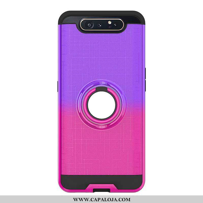 Capa Samsung Galaxy A80 Soft Completa Magnetica Capas Roxo, Samsung Galaxy A80 Protetoras Baratas