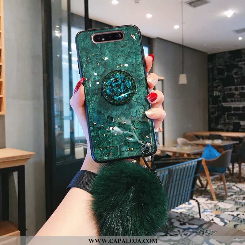 Capa Samsung Galaxy A80 Soft Tendencia Silicone Antiqueda Verde, Capas Samsung Galaxy A80 Protetoras