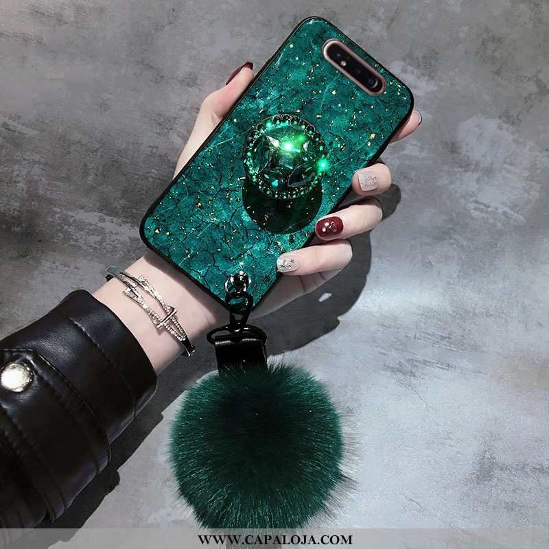 Capa Samsung Galaxy A80 Soft Tendencia Silicone Antiqueda Verde, Capas Samsung Galaxy A80 Protetoras