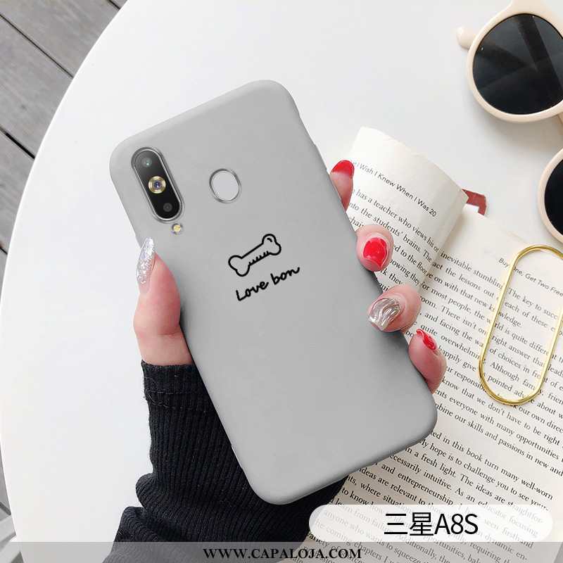 Capa Samsung Galaxy A8s Bonitos Silicone Capas Masculino Azul, Samsung Galaxy A8s Soft Baratos