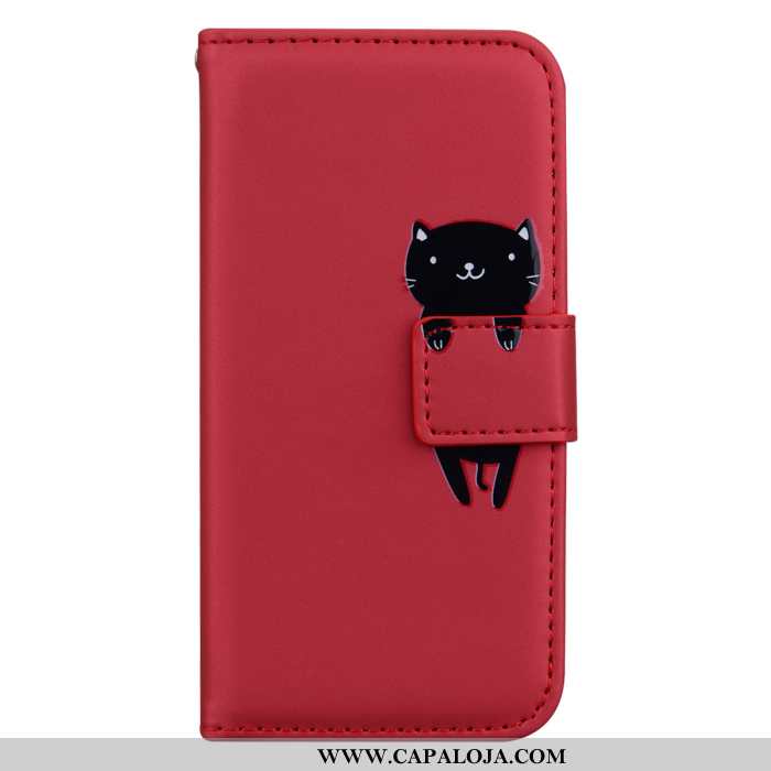 Capa Samsung Galaxy A8s Desenho Animado Antiqueda Cover Capas Laranja, Samsung Galaxy A8s Couro Bara