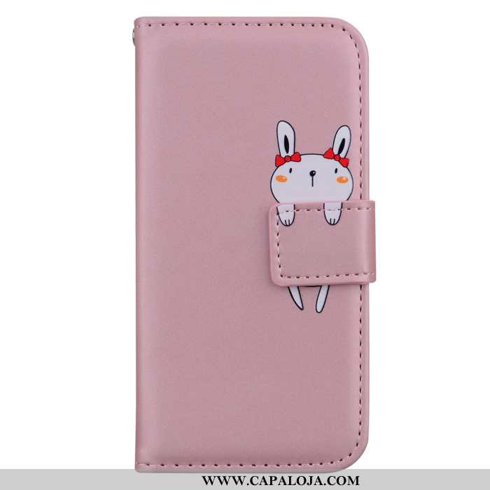 Capa Samsung Galaxy A8s Desenho Animado Antiqueda Cover Capas Laranja, Samsung Galaxy A8s Couro Bara