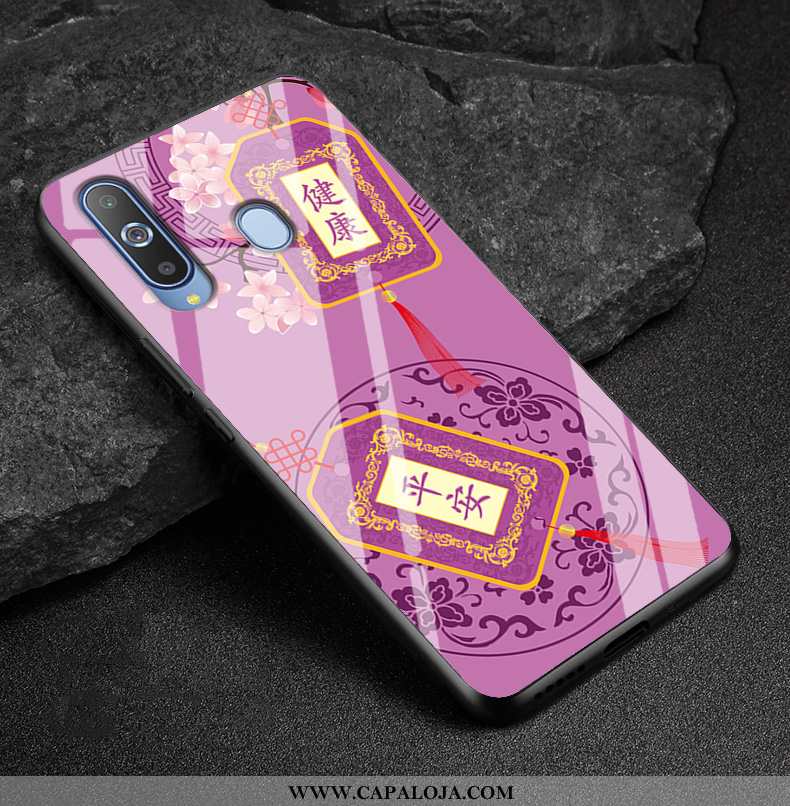 Capa Samsung Galaxy A8s Desenho Animado Capas Roxa Simples Roxo, Samsung Galaxy A8s Bonitos Venda