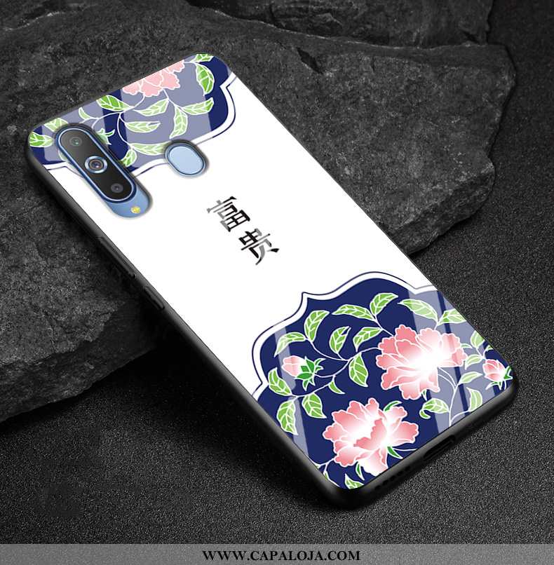 Capa Samsung Galaxy A8s Desenho Animado Capas Roxa Simples Roxo, Samsung Galaxy A8s Bonitos Venda