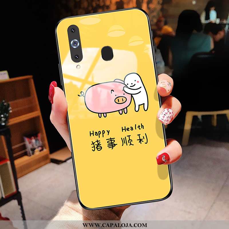 Capa Samsung Galaxy A8s Personalizado Capas Cases Telemóvel Amarelo, Samsung Galaxy A8s Protetoras B