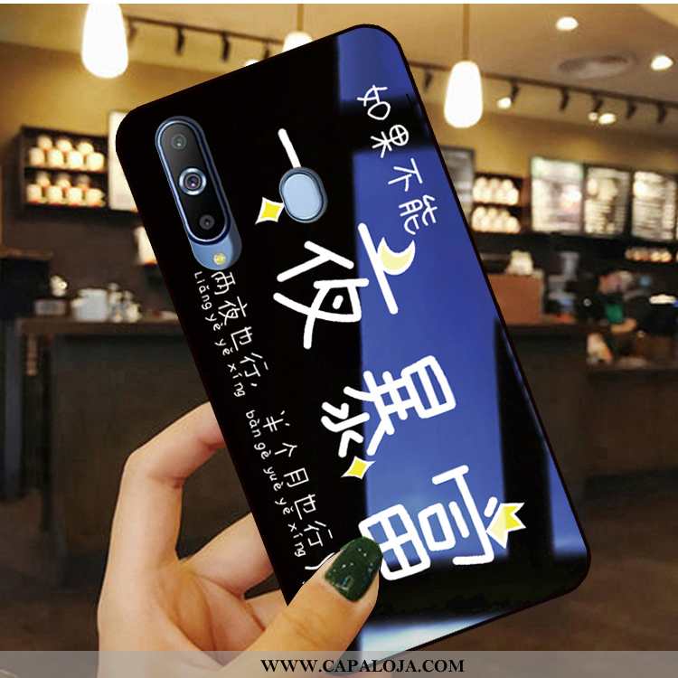 Capa Samsung Galaxy A8s Protetoras Azul Telemóvel Soft, Capas Samsung Galaxy A8s Silicone Promoção