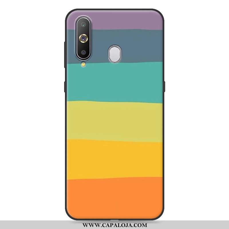 Capa Samsung Galaxy A8s Silicone Soft Amarelo Feminino, Capas Samsung Galaxy A8s Desenho Animado Pro