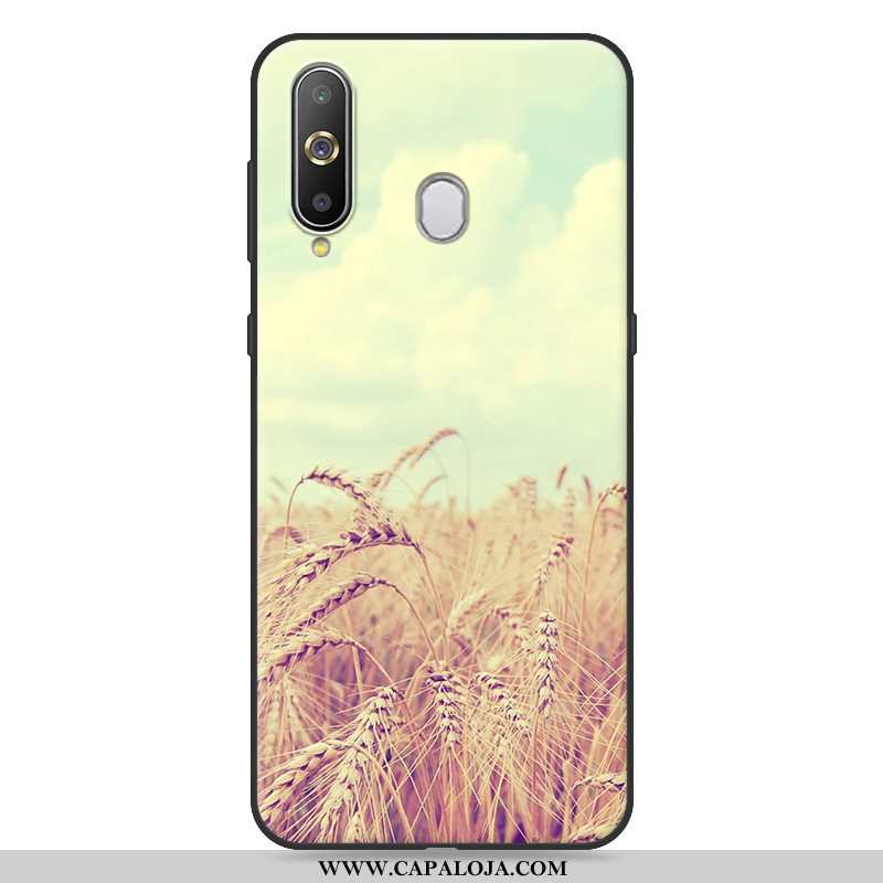 Capa Samsung Galaxy A8s Silicone Soft Amarelo Feminino, Capas Samsung Galaxy A8s Desenho Animado Pro