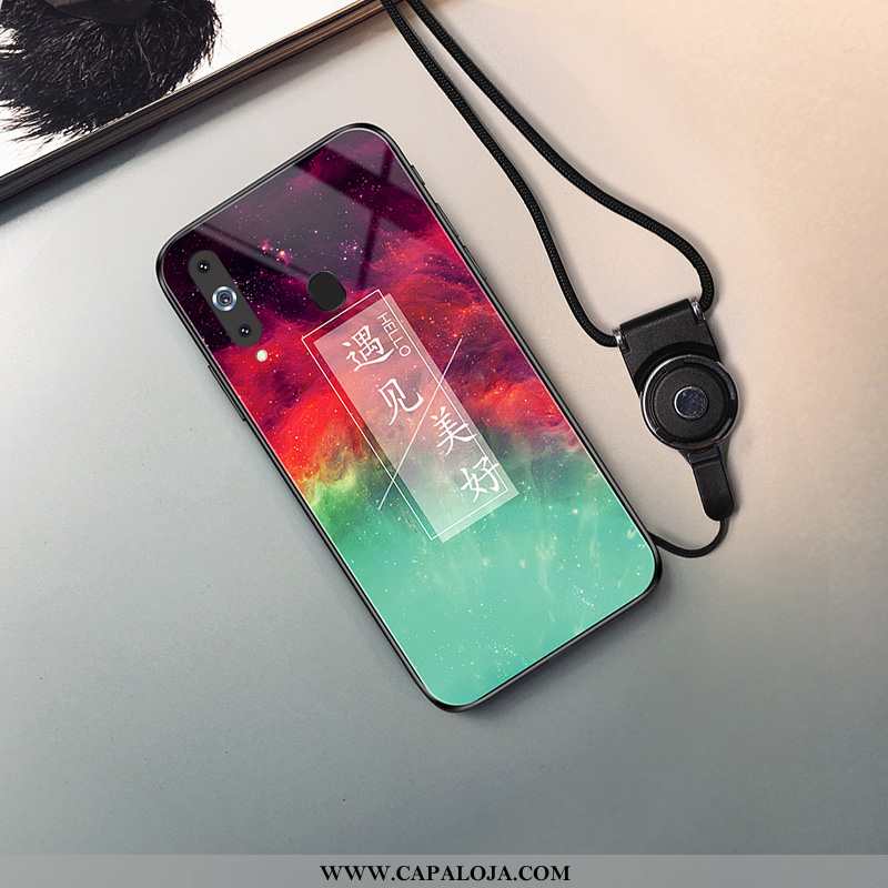 Capa Samsung Galaxy A8s Soft Masculino Estrelado Vidro Azul Escuro, Capas Samsung Galaxy A8s Proteto