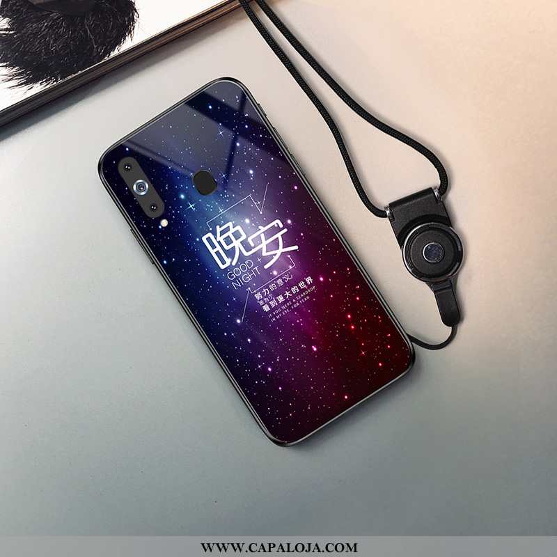 Capa Samsung Galaxy A8s Soft Masculino Estrelado Vidro Azul Escuro, Capas Samsung Galaxy A8s Proteto