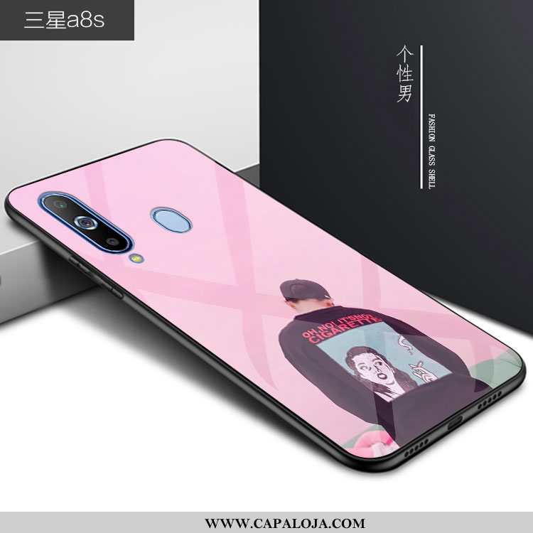 Capa Samsung Galaxy A8s Vidro Antiqueda Azul Cases, Capas Samsung Galaxy A8s Personalizado Baratas