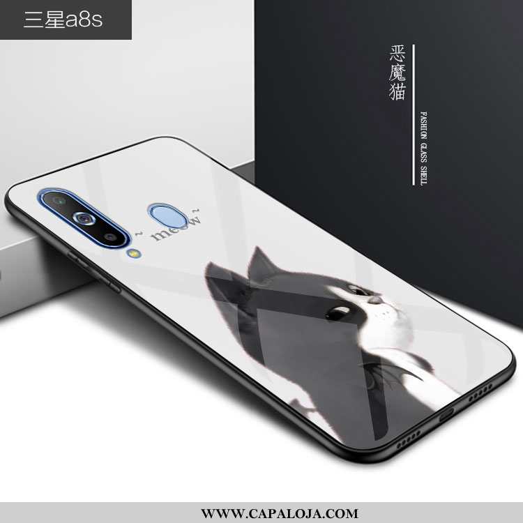 Capa Samsung Galaxy A8s Vidro Antiqueda Azul Cases, Capas Samsung Galaxy A8s Personalizado Baratas