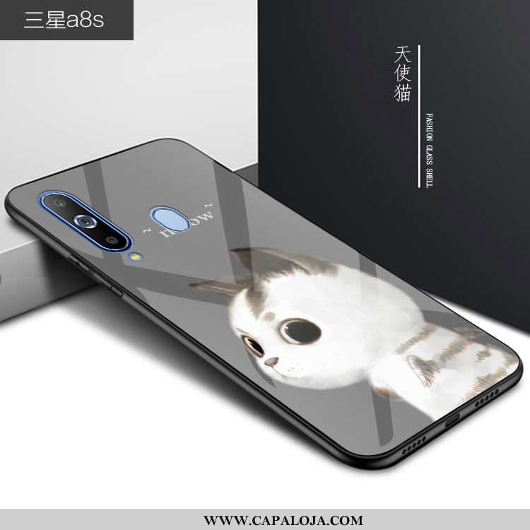 Capa Samsung Galaxy A8s Vidro Antiqueda Azul Cases, Capas Samsung Galaxy A8s Personalizado Baratas