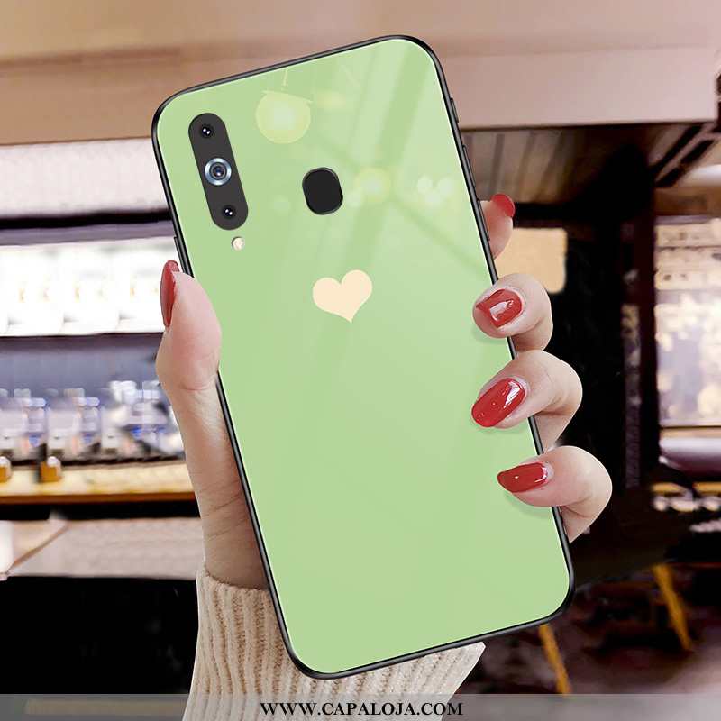 Capa Samsung Galaxy A8s Vidro Completa Cases Capas Verde, Samsung Galaxy A8s Tendencia Baratas