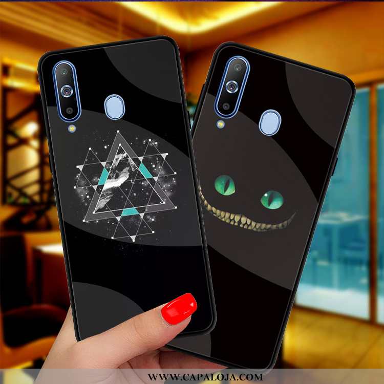 Capa Samsung Galaxy A8s Vidro Simples 2020 Capas Preto, Samsung Galaxy A8s Personalizada Baratos