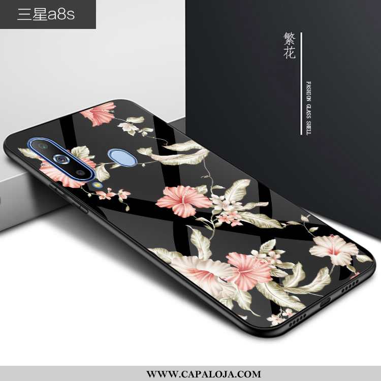 Capa Samsung Galaxy A8s Vidro Simples 2020 Capas Preto, Samsung Galaxy A8s Personalizada Baratos