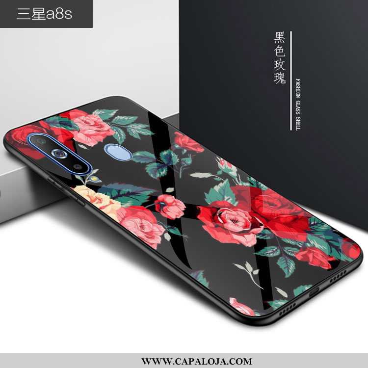 Capa Samsung Galaxy A8s Vidro Simples 2020 Capas Preto, Samsung Galaxy A8s Personalizada Baratos