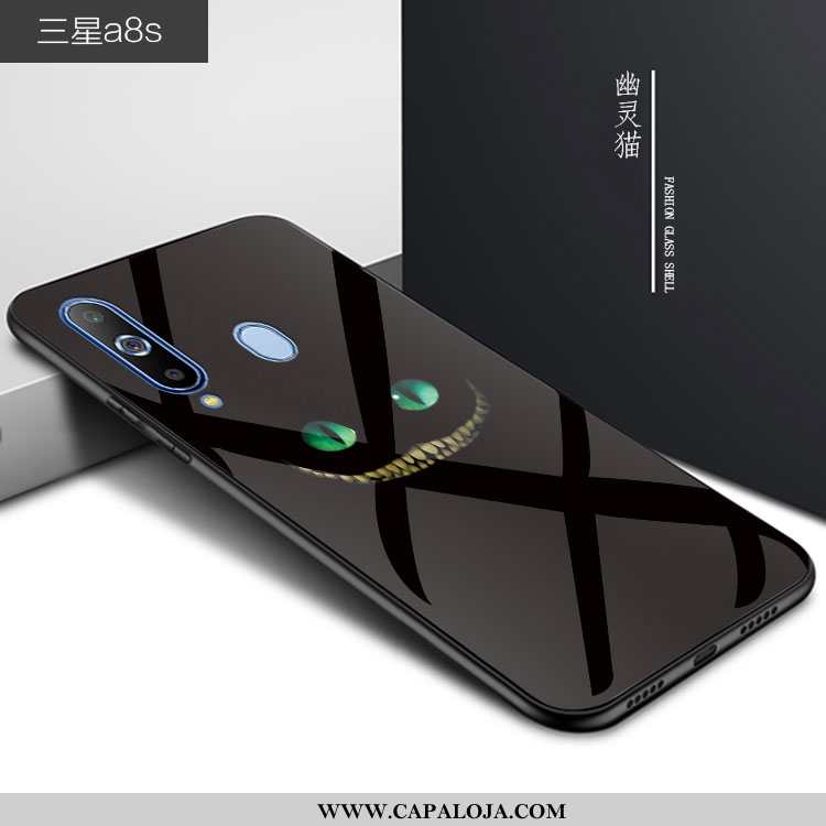 Capa Samsung Galaxy A8s Vidro Simples 2020 Capas Preto, Samsung Galaxy A8s Personalizada Baratos