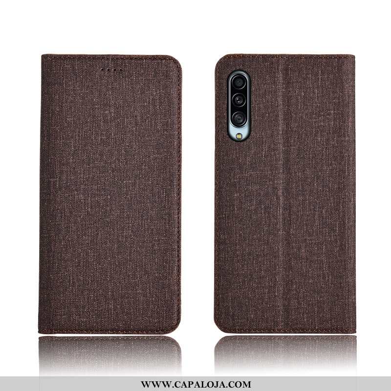 Capa Samsung Galaxy A90 5g Couro Masculino Antiqueda Completa Azul, Capas Samsung Galaxy A90 5g Prot