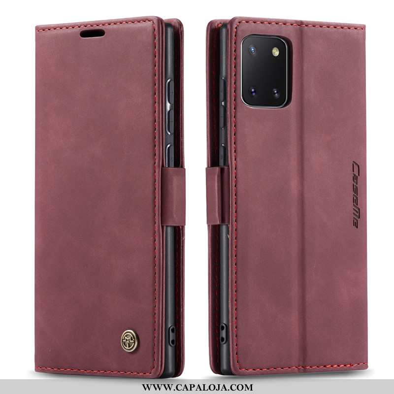 Capa Samsung Galaxy Note 10 Lite Couro Cases Antiqueda Caqui, Capas Samsung Galaxy Note 10 Lite Cria