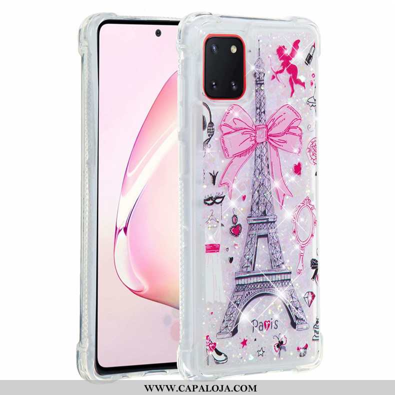 Capa Samsung Galaxy Note 10 Lite Soft Cases Vermelha Capas Rosa, Samsung Galaxy Note 10 Lite Cola Ba