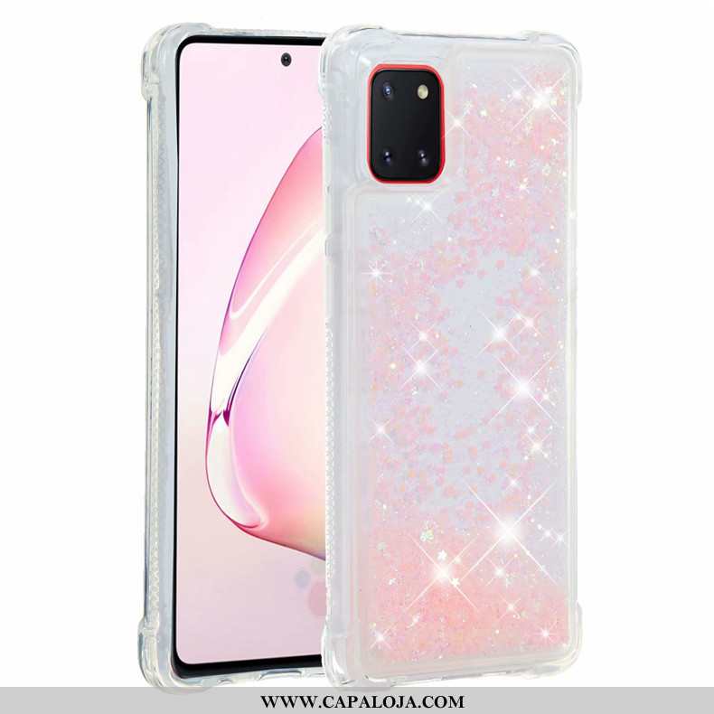 Capa Samsung Galaxy Note 10 Lite Soft Cases Vermelha Capas Rosa, Samsung Galaxy Note 10 Lite Cola Ba