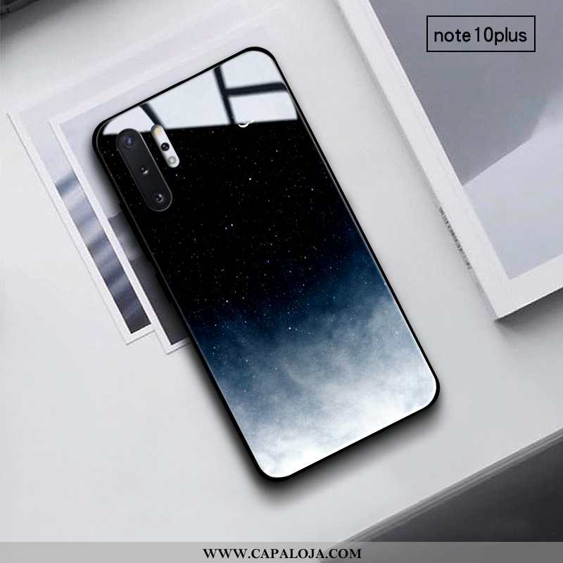 Capa Samsung Galaxy Note 10+ Personalizado Malha Masculino Preto, Capas Samsung Galaxy Note 10+ Cria