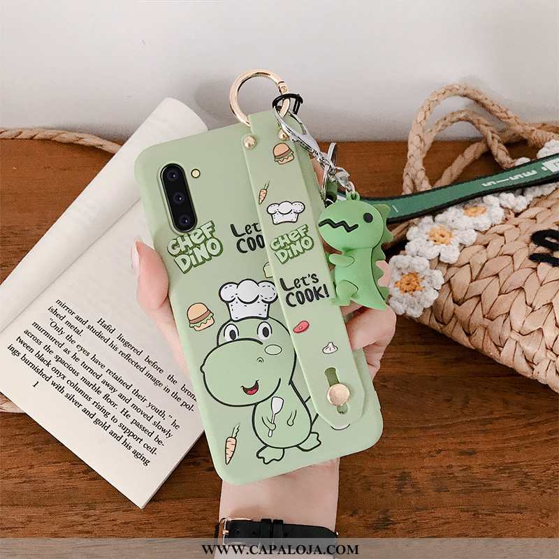 Capa Samsung Galaxy Note 10 Slim Cases Completa Pequena Verde, Capas Samsung Galaxy Note 10 Soft Com