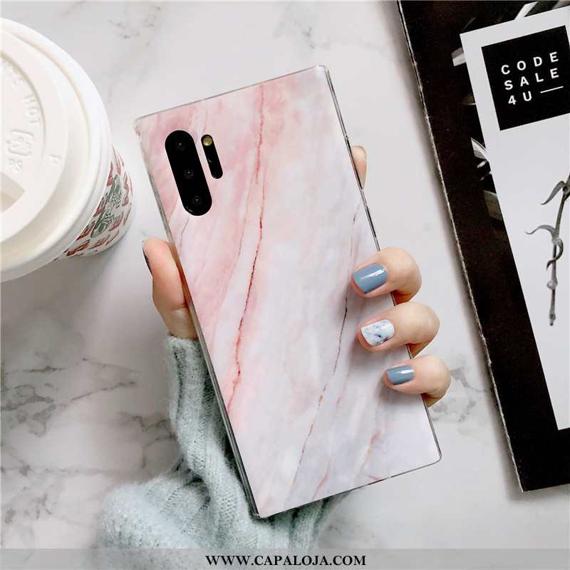 Capa Samsung Galaxy Note 10+ Tendencia Silicone Claro Completa Rosa, Capas Samsung Galaxy Note 10+ S