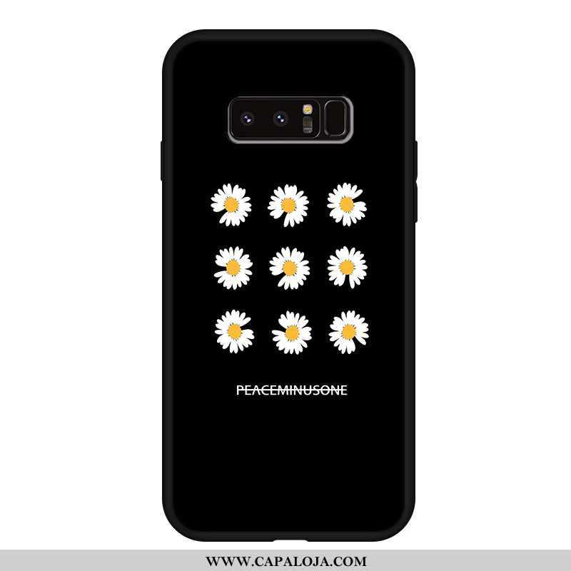 Capa Samsung Galaxy Note 8 Personalizado Silicone Antiqueda Feminino Preto, Capas Samsung Galaxy Not