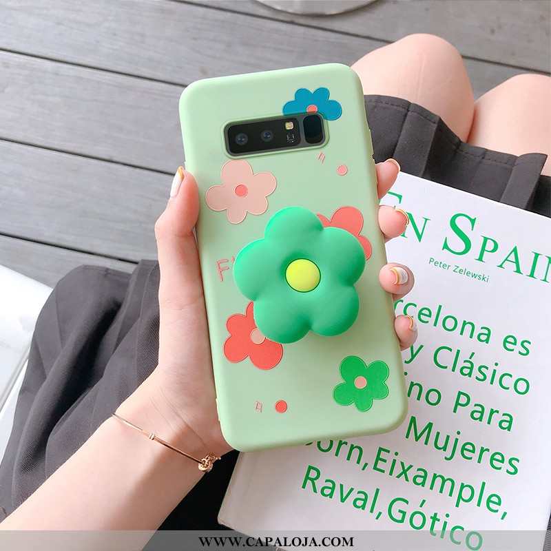 Capa Samsung Galaxy Note 8 Tendencia Suporte Pintado Capas Verde, Samsung Galaxy Note 8 Protetoras P