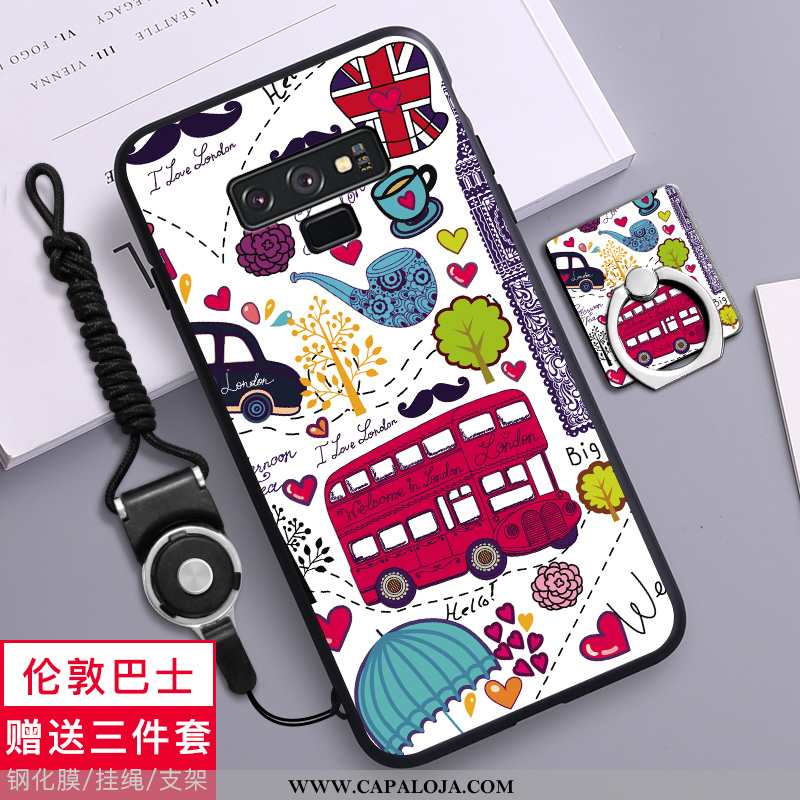 Capa Samsung Galaxy Note 9 Fofas Silicone Feminino Desenho Animado Verde, Capas Samsung Galaxy Note 