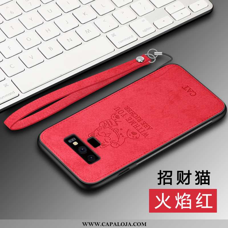 Capa Samsung Galaxy Note 9 Protetoras Capas Soft Vermelha Vermelho, Samsung Galaxy Note 9 Silicone B