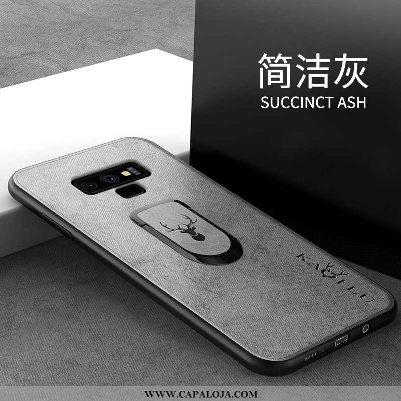 Capa Samsung Galaxy Note 9 Silicone Malha Antiqueda Completa Cinza, Capas Samsung Galaxy Note 9 Fosc