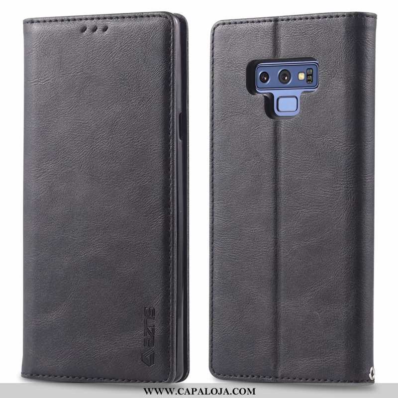 Capa Samsung Galaxy Note 9 Silicone Protetoras Capas Polegadas Castanho, Samsung Galaxy Note 9 Couro