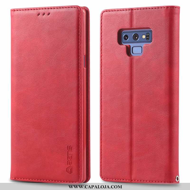 Capa Samsung Galaxy Note 9 Silicone Protetoras Capas Polegadas Castanho, Samsung Galaxy Note 9 Couro