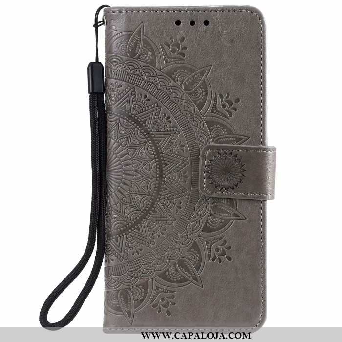 Capa Samsung Galaxy Note20 Ultra Couro Cinza Cover Telemóvel, Capas Samsung Galaxy Note20 Ultra Prot