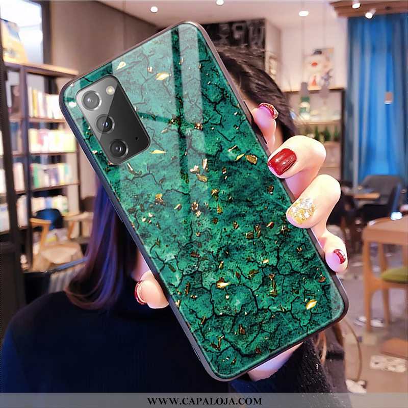 Capa Samsung Galaxy Note20 Vidro Capas Feminino Telemóvel Verde, Samsung Galaxy Note20 Leopardo Bara