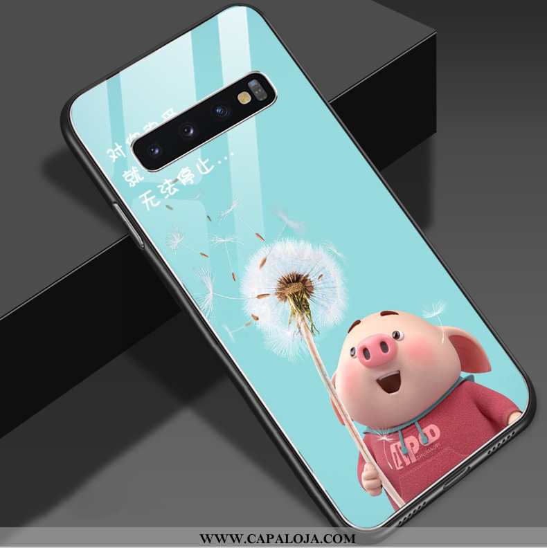 Capa Samsung Galaxy S10 Cordao Protetoras Vidro Vermelha Azul, Capas Samsung Galaxy S10 Personalizad