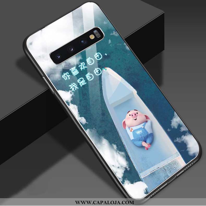 Capa Samsung Galaxy S10 Cordao Protetoras Vidro Vermelha Azul, Capas Samsung Galaxy S10 Personalizad