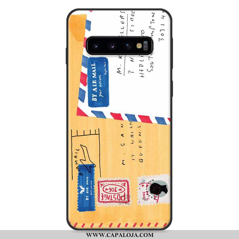 Capa Samsung Galaxy S10 Desenho Animado Branco Protetoras Feminino, Capas Samsung Galaxy S10 Bonitos