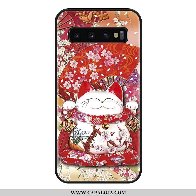 Capa Samsung Galaxy S10+ Desenho Animado Masculino Estilosas Midi Rosa, Capas Samsung Galaxy S10+ Fo