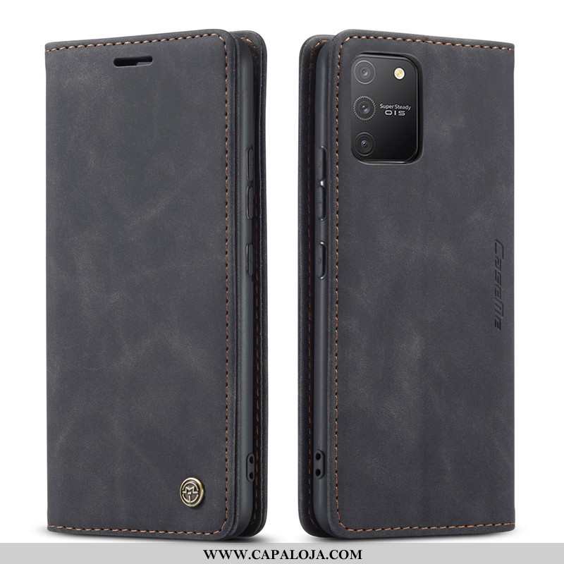 Capa Samsung Galaxy S10 Lite Criativas Caqui Couro Capas, Samsung Galaxy S10 Lite Carteira Promoção