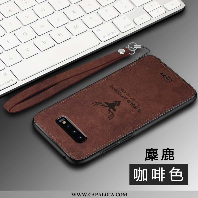 Capa Samsung Galaxy S10 Personalizada Protetoras Telemóvel Masculino Castanho, Capas Samsung Galaxy 