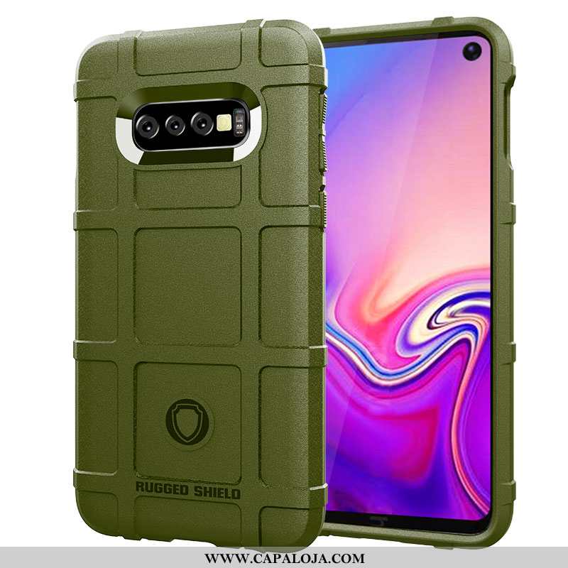 Capa Samsung Galaxy S10+ Personalizado Silicone Protetoras Capas Castanho, Samsung Galaxy S10+ Criat