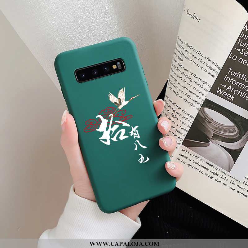 Capa Samsung Galaxy S10 Personalizado Telemóvel Feminino Cases Verde, Capas Samsung Galaxy S10 Criat